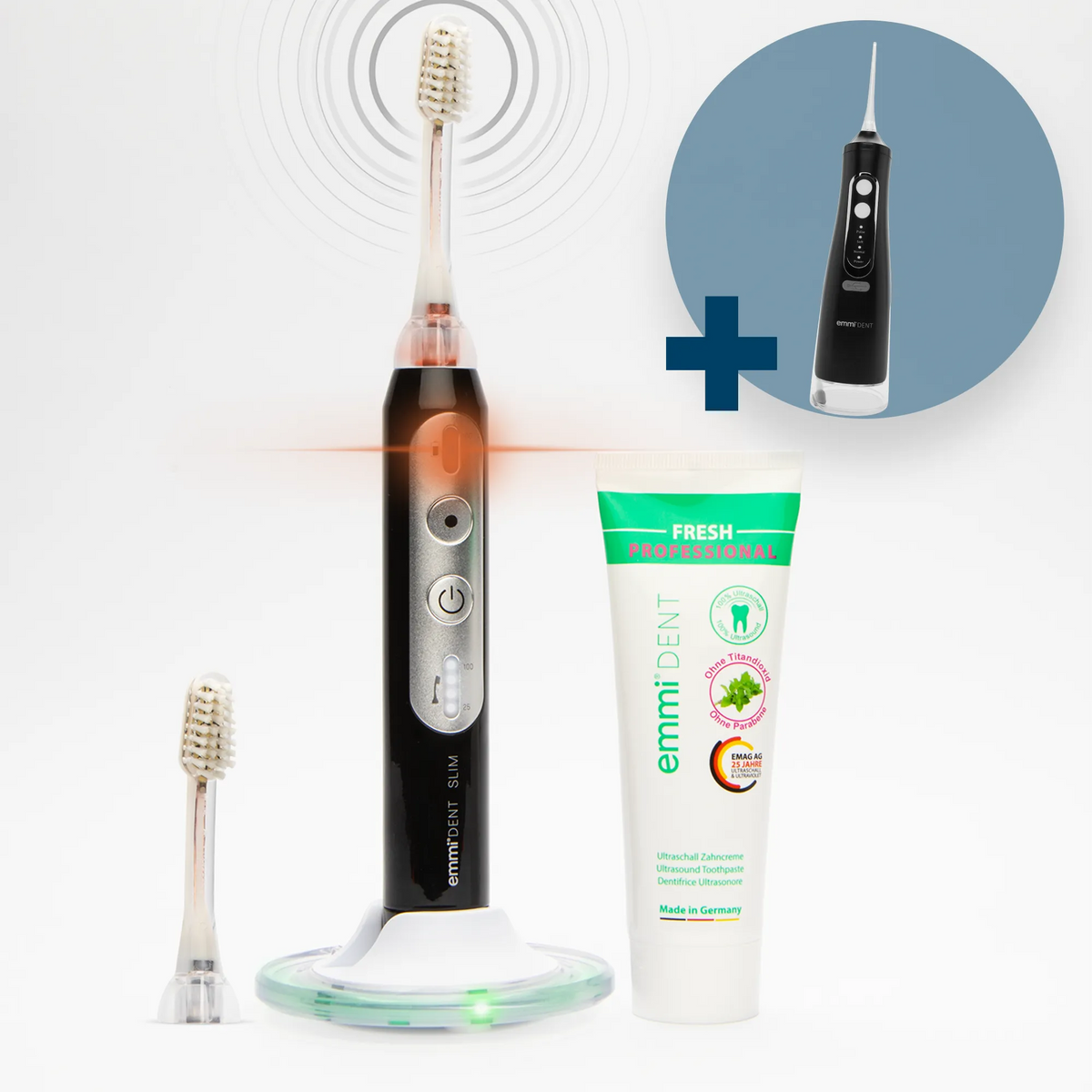 Ultraschallzahnbürste Slim + GRATIS Munddusche
