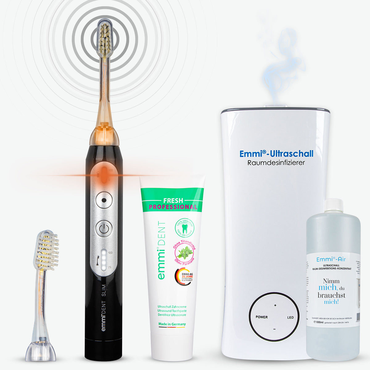 Ultraschallzahnbürste Slim Home Set